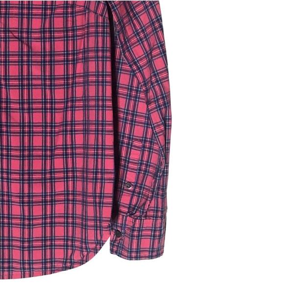 J.Crew Red Flannel Button Down Shirt - Size Small - Picture 4 of 7